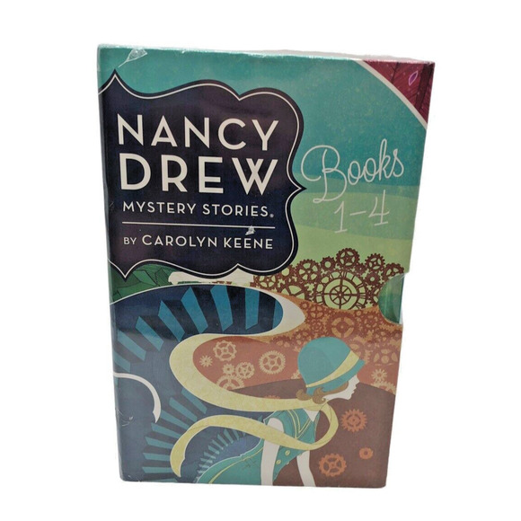 Nancy Drew Mystery Stories Books 1-4 by Carolyn Keene (2015) Box Set New Sealed - Picture 1 of 5